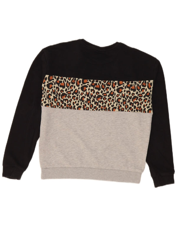 Fila Womens Graphic Sweatshirt Jumper UK 10 Small Multicoloured