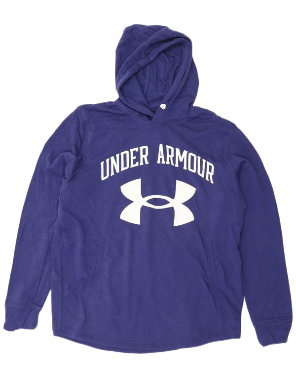 Under Armour Mens Graphic Hoodie Jumper XL Navy Blue