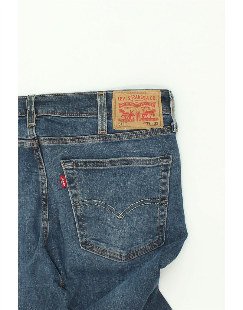 LEVI'S Mens 511 Slim Jeans W38 L32 Blue | Vintage Levi's | Thrift | Second-Hand Levi's | Used Clothing | Messina Hembry 