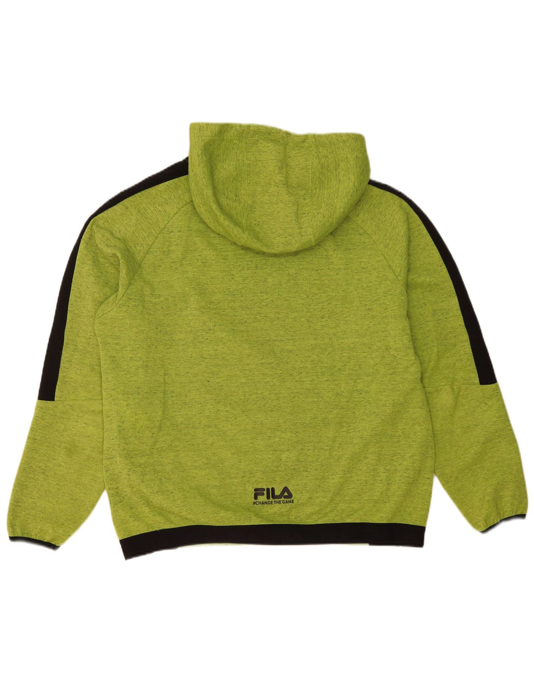 Fila Mens Sweatshirt Jumper XL Green Colourblock Cotton