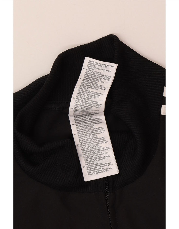 Adidas Mens Tracksuit Top Jacket Large Black Polyester