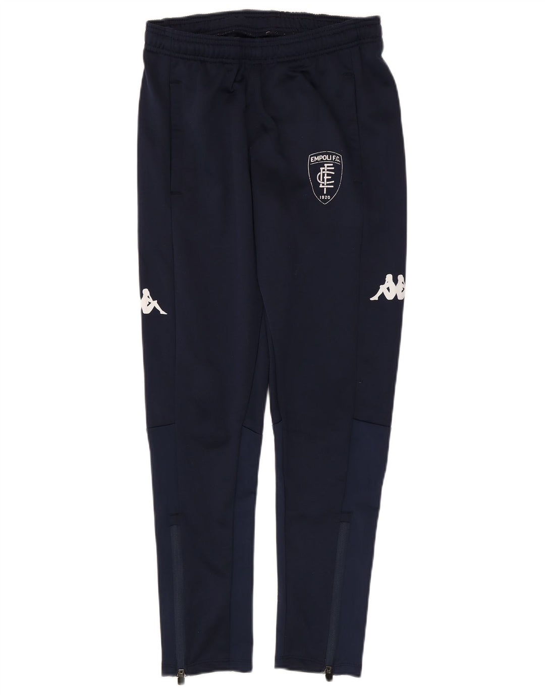Kappa Mens Graphic Tracksuit Trousers Small Navy Blue Polyester