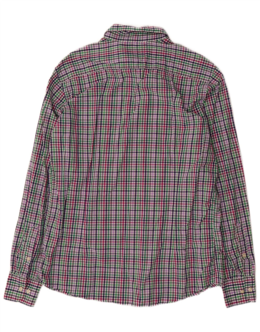 Barbour Mens Tailored Fit Shirt Large Multicoloured Check Cotton