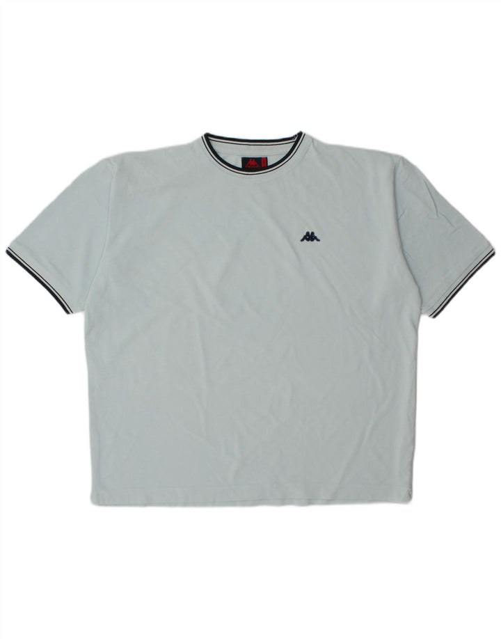 KAPPA Mens T-Shirt Top XL Blue Cotton