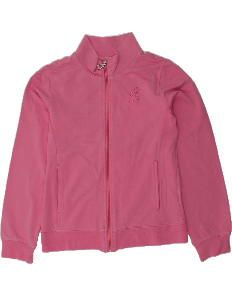 GEOX Girls Tracksuit Top Jacket 7-8 Years Pink Cotton | Vintage Geox | Thrift | Second-Hand Geox | Used Clothing | Messina Hembry 