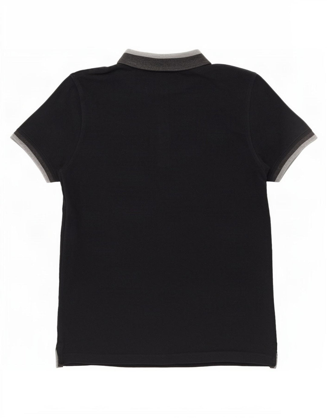 Lyle & Scott Mens Polo Shirt Medium Black Colourblock Cotton