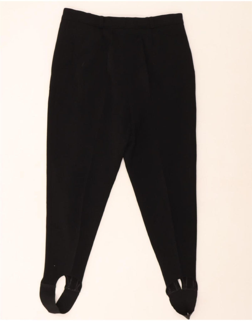 FILA Womens High Waist Stirrup Casual Trousers EU 44 XL W32 L24 Black Vintage Fila and Second-Hand Fila from Messina Hembry 