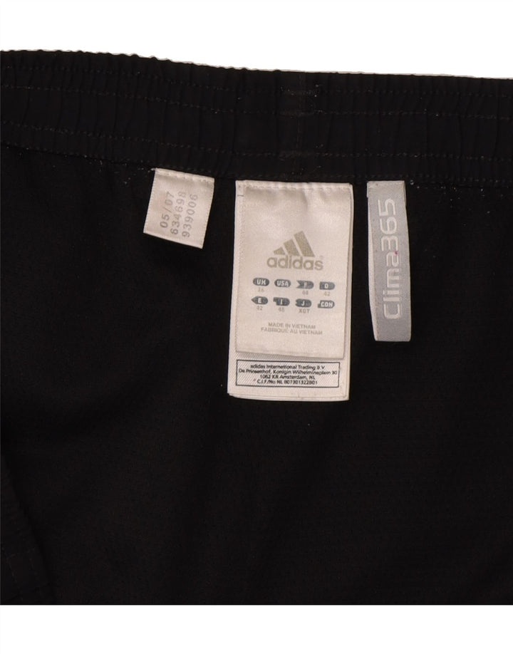 ADIDAS Womens Clima 365 Sport Shorts UK 16 Large  Black Polyester Vintage Adidas and Second-Hand Adidas from Messina Hembry 