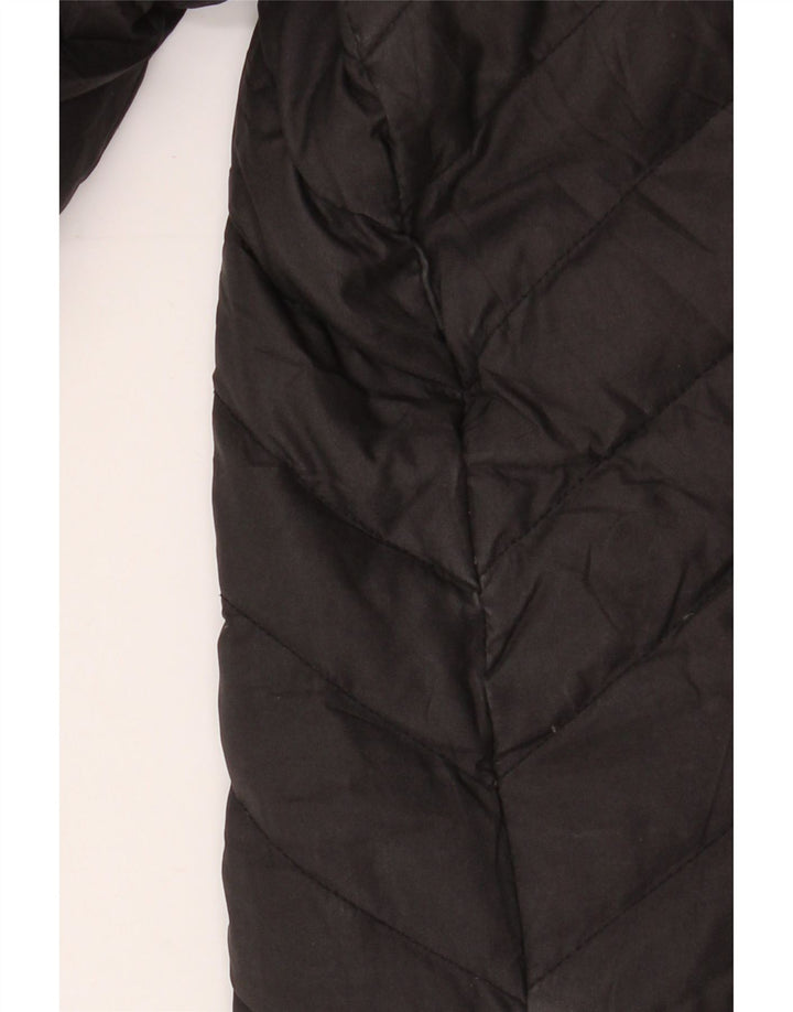 OASIS Womens Oversized Padded Coat UK 10 Small Black Polyester