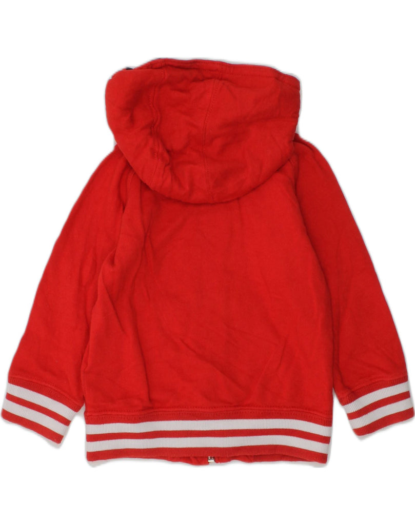 CHAMPION Baby Girls Graphic Zip Hoodie Sweater 3-6 Months 2XS Red Cotton | Vintage Champion | Thrift | Second-Hand Champion | Used Clothing | Messina Hembry 