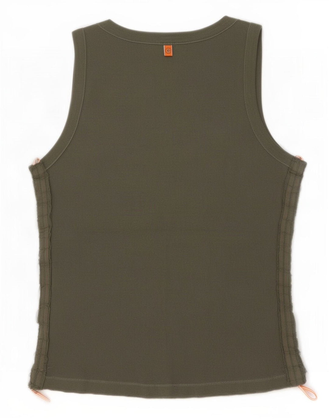 Hugo Boss Womens Vest Top UK 12 Medium Khaki