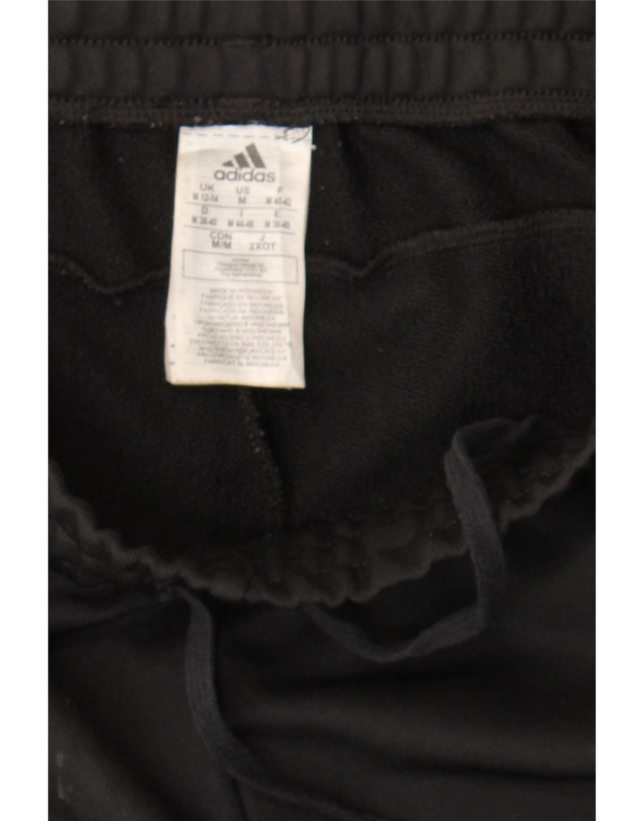 Adidas Womens Tracksuit Trousers Joggers UK 12/14 Medium Black Polyester