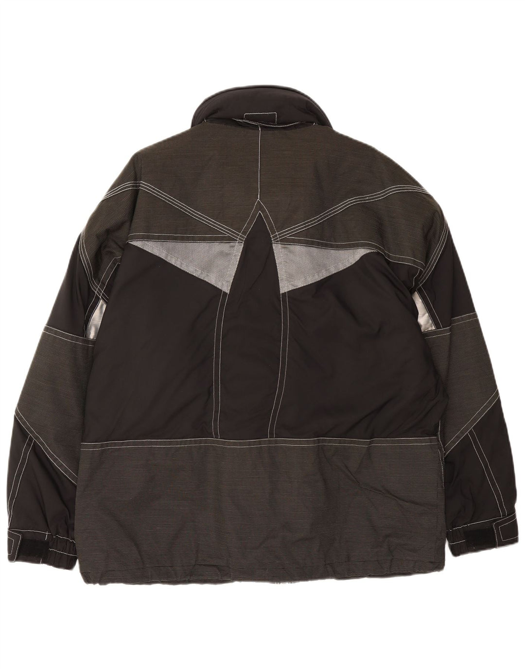 Colmar Mens Hooded Ski Jacket IT 52 Large Black Colourblock