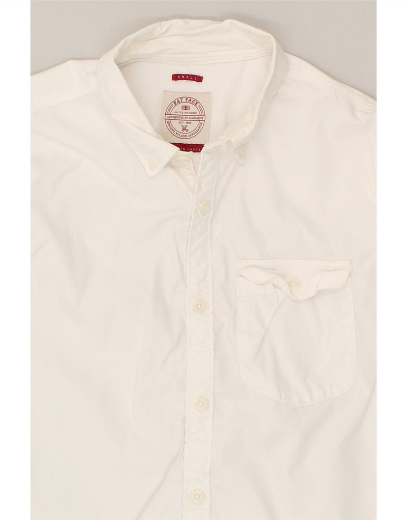 FAT FACE Mens Shirt Small White Cotton | Vintage Fat Face | Thrift | Second-Hand Fat Face | Used Clothing | Messina Hembry 