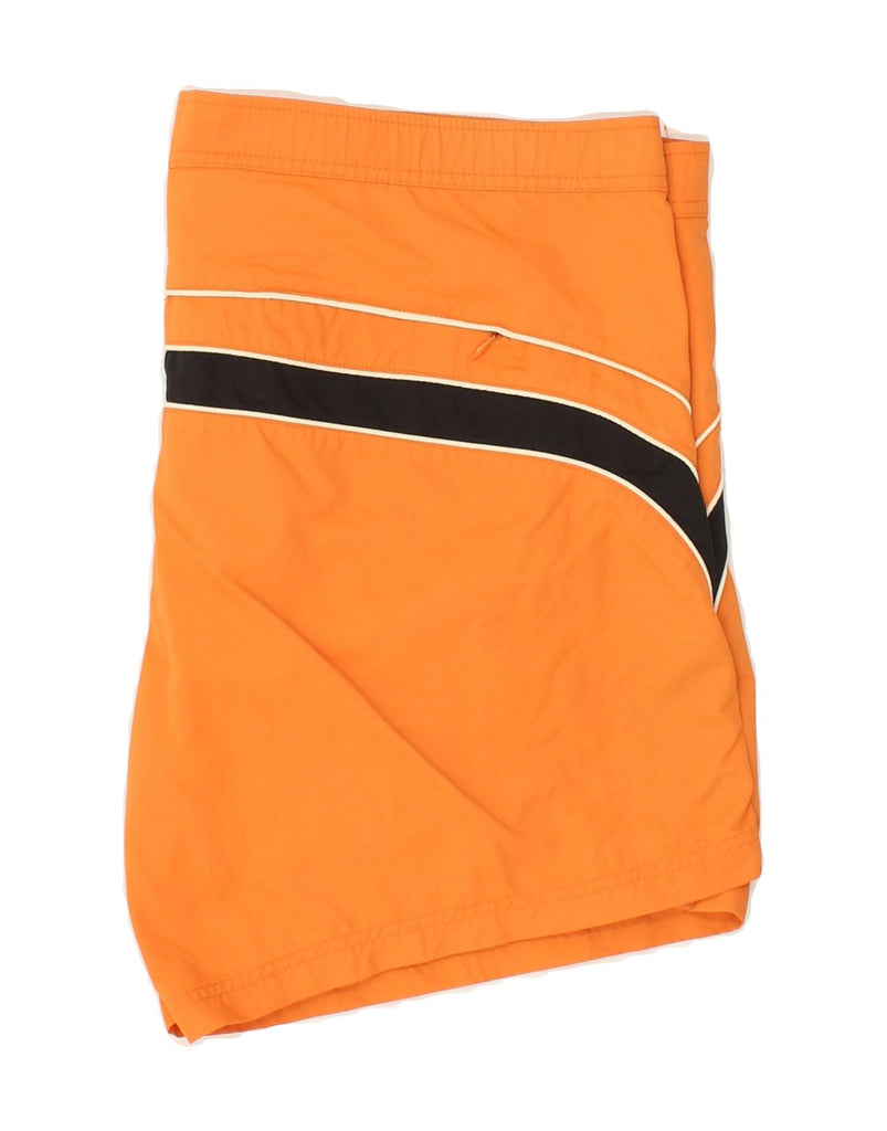 CHAMPION Mens Swimming Shorts 2XL Orange Colourblock Polyamide Vintage Champion and Second-Hand Champion from Messina Hembry 