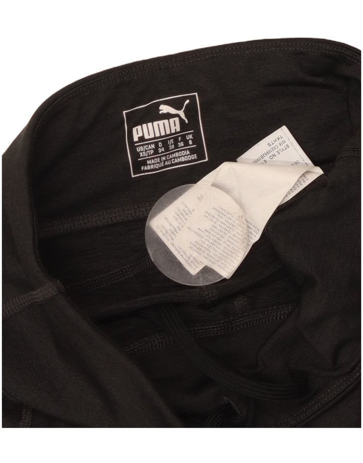 Puma Womens Capri Leggings UK 8 Small  Grey Polyester