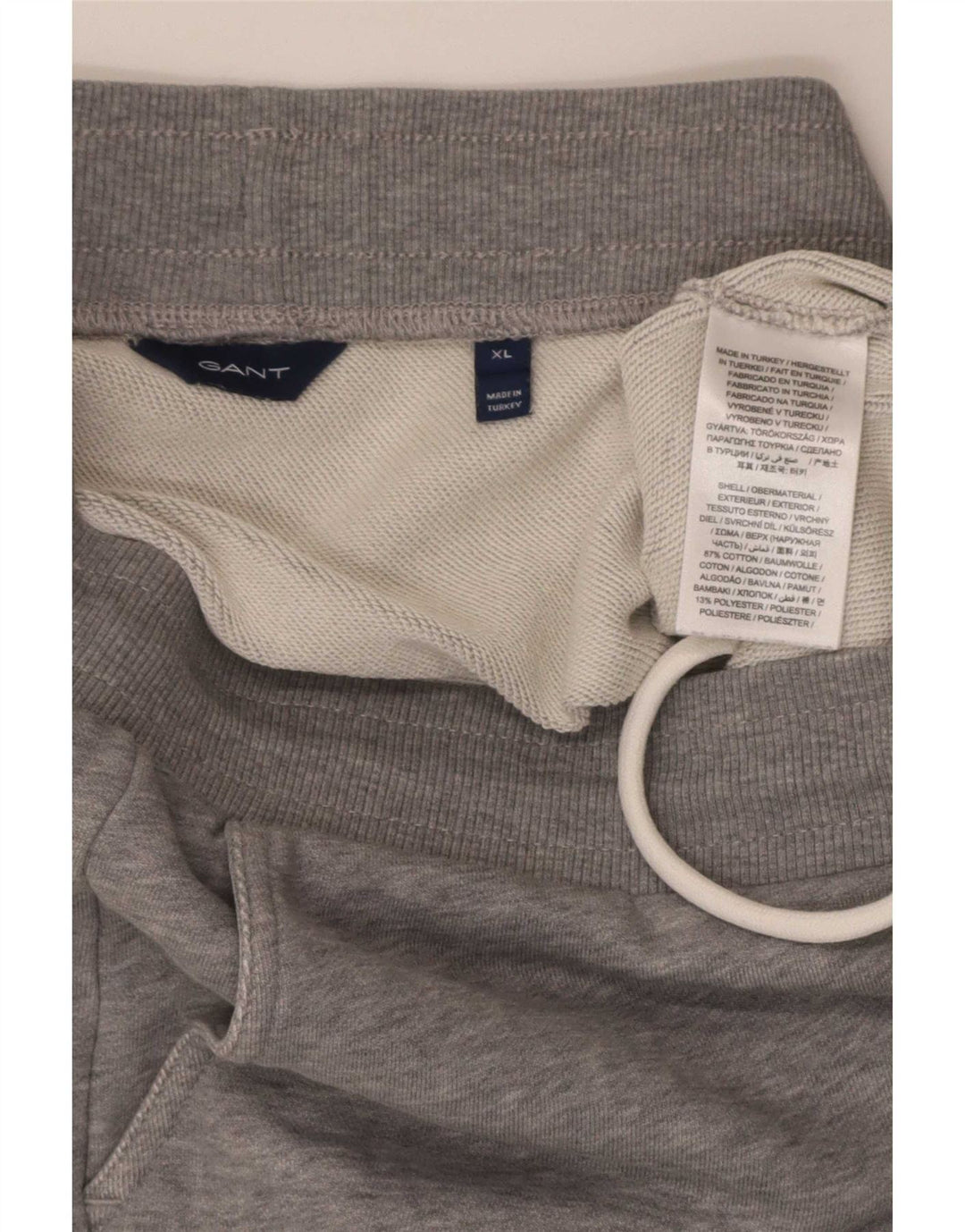 Gant Womens Mini Skirt UK 18 XL Grey Cotton