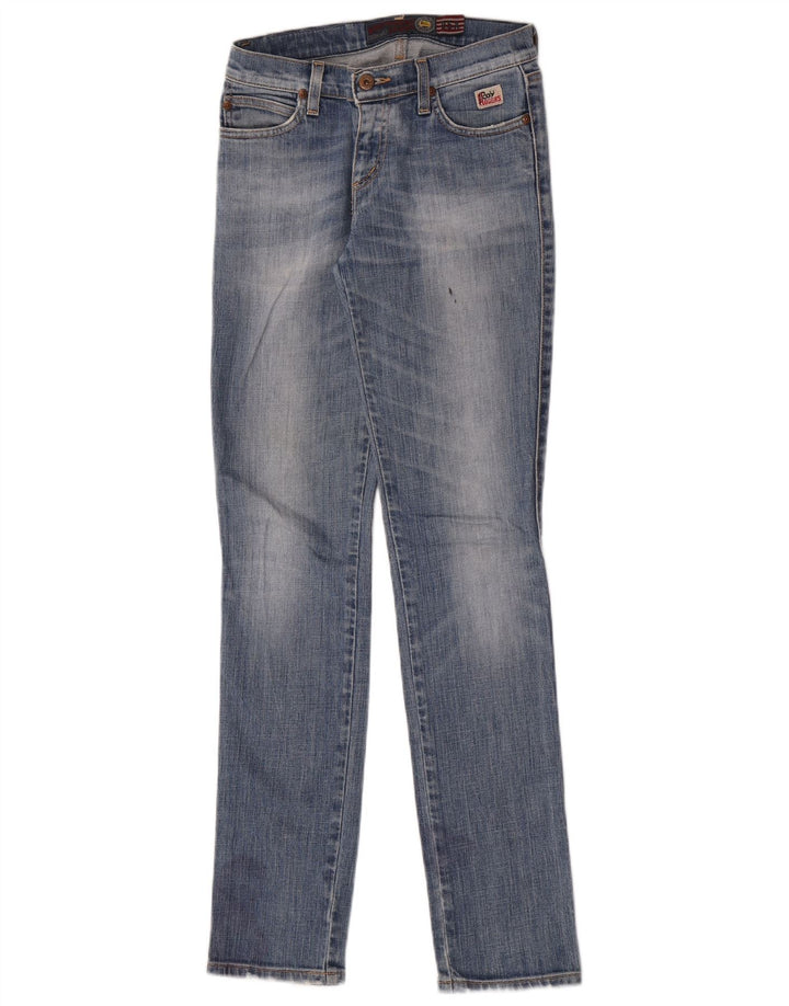 Roy Rogers Womens Slim Jeans IT 41 Small W27 L32 Blue Cotton