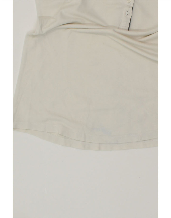 KAPPA Womens Polo Shirt UK 16 Large White Cotton Vintage Kappa and Second-Hand Kappa from Messina Hembry 