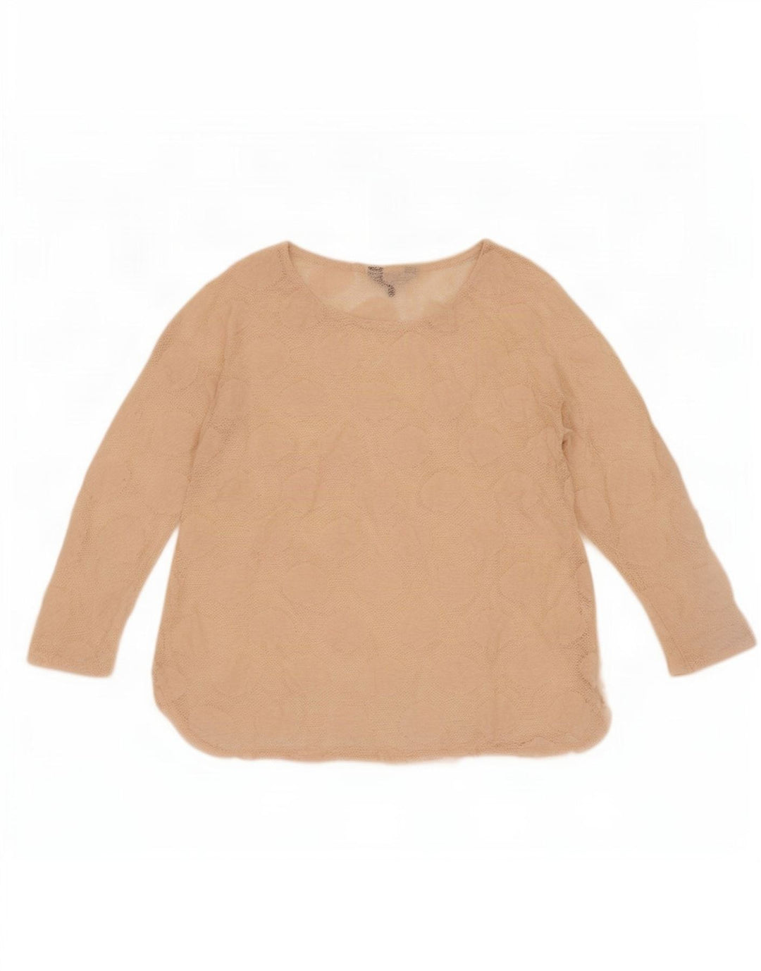 Phase Eight Womens Top 3/4 Sleeve UK 10 Small Beige