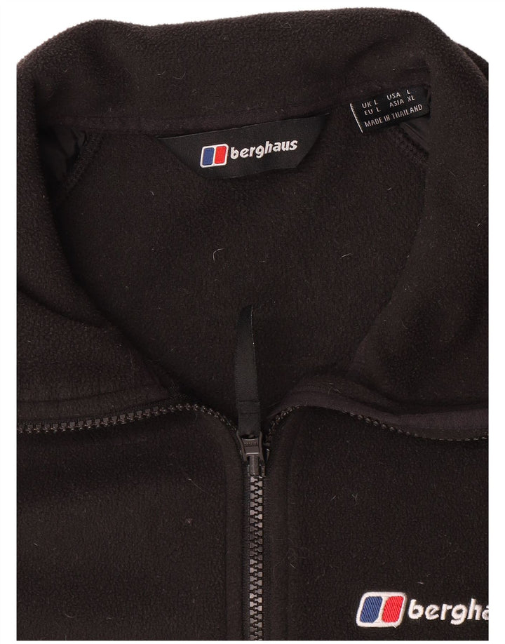 Berghaus Mens Fleece Jacket UK 40 Large Black Polyester