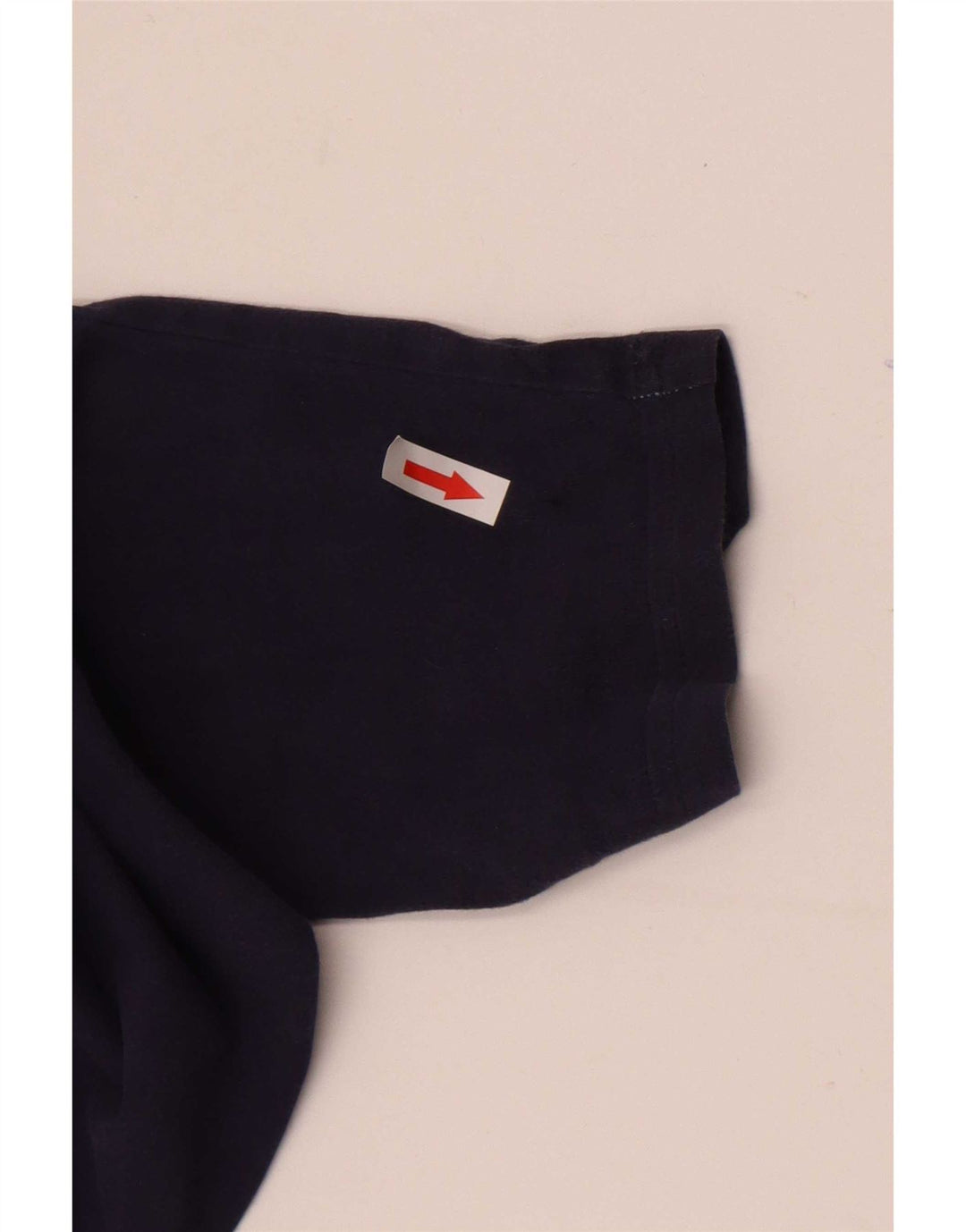 Marks & Spencer Mens Top Long Sleeve Large Blue Colourblock Cotton