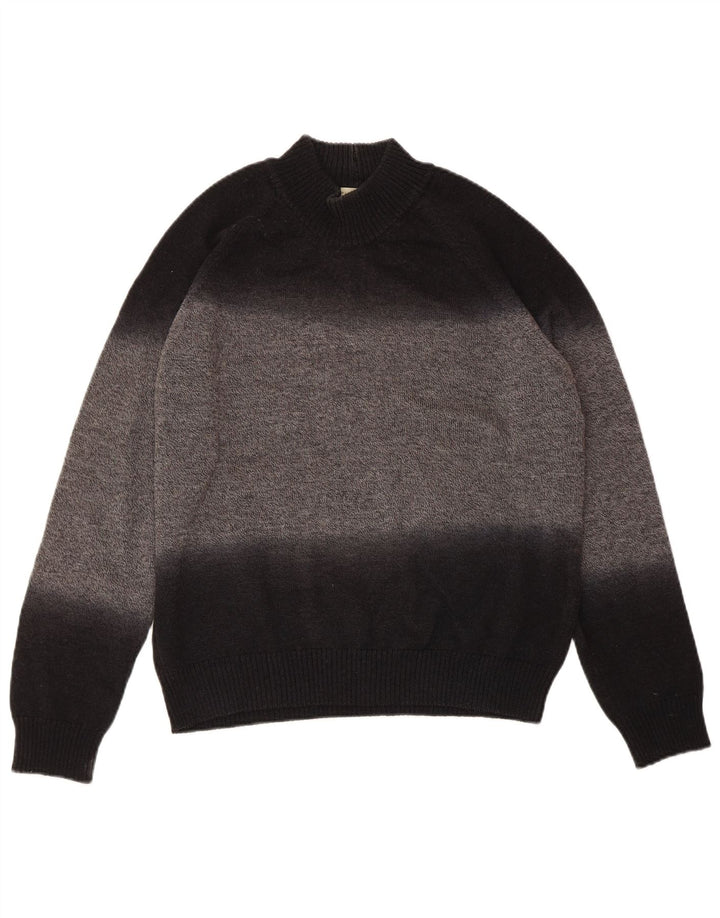 ARMANI COLLEZIONI Womens Turtle Neck Jumper Sweater IT 54 3XL Black