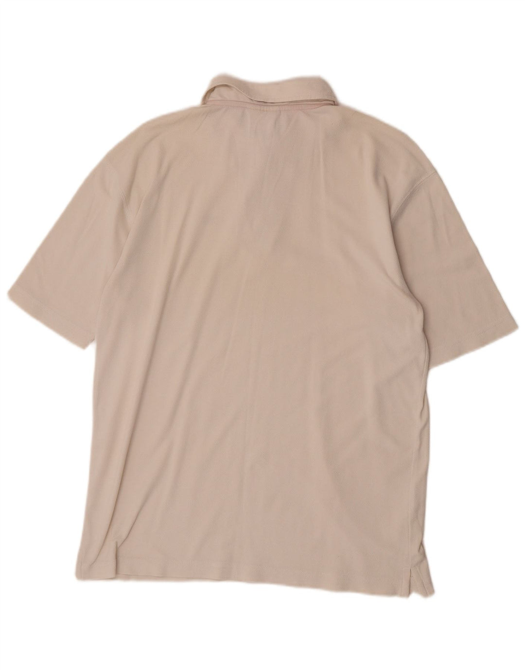 Reebok Mens Loose Fit Polo Shirt Medium Off White