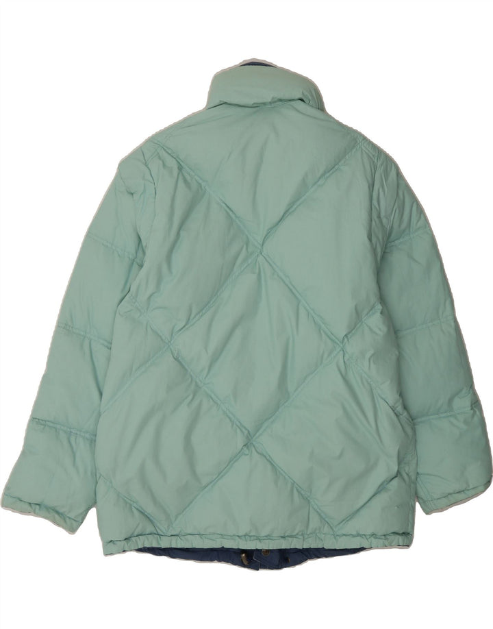 DIADORA Mens Reversible Padded Jacket UK 36 Small Turquoise Polyester Vintage Diadora and Second-Hand Diadora from Messina Hembry 
