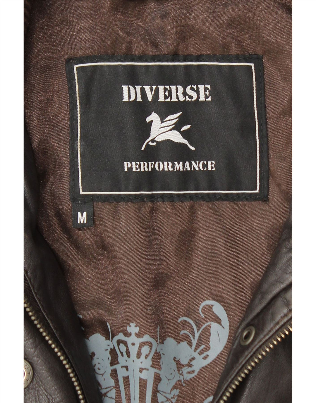 Vintage Womens Leather Jacket UK 12 Medium Brown Leather