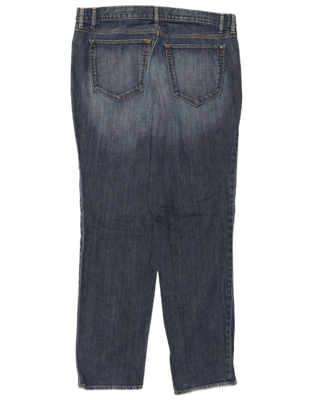 Eddie Bauer Womens Boyfriend Tapered Jeans US 12 Large W34 L30 Blue Cotton