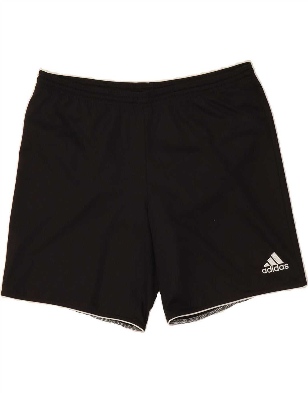 ADIDAS Mens Sport Shorts Large Black Polyester Vintage Adidas and Second-Hand Adidas from Messina Hembry 