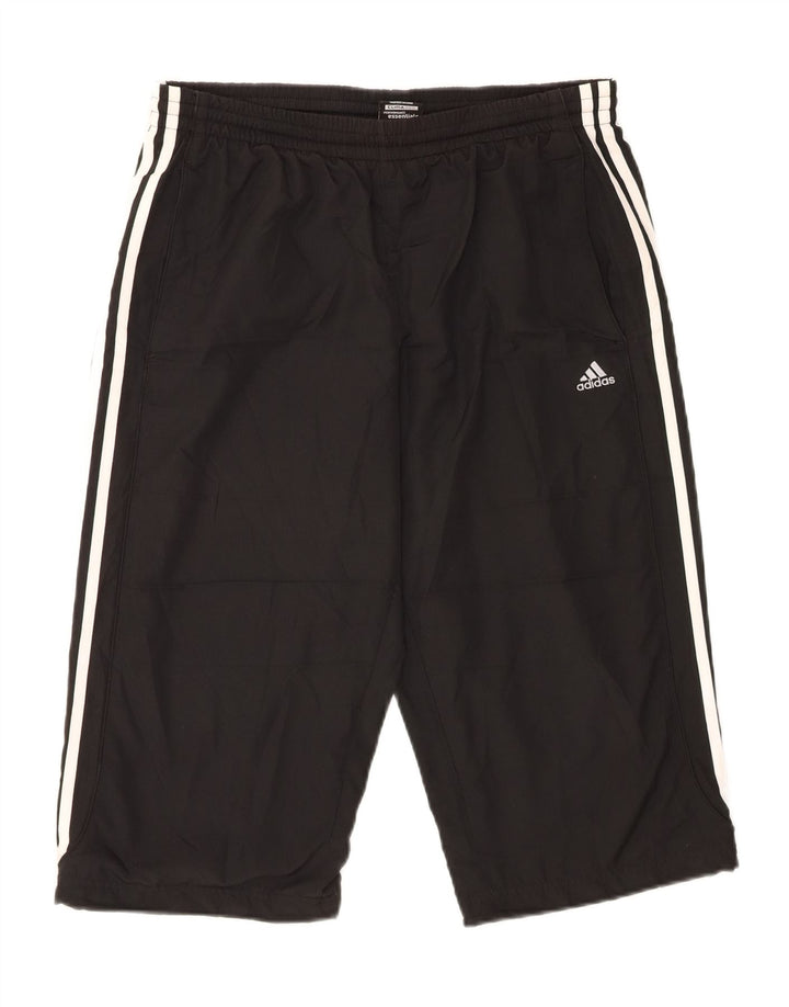 ADIDAS Mens Climalite Bermuda Sport Shorts Medium  Black Polyester Vintage Adidas and Second-Hand Adidas from Messina Hembry 