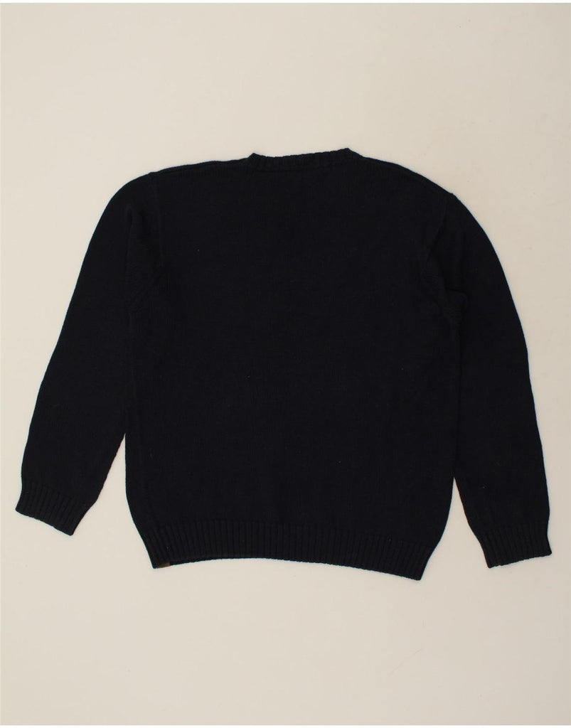 TIMBERLAND Mens Crew Neck Jumper Sweater XL Navy Blue Cotton | Vintage Timberland | Thrift | Second-Hand Timberland | Used Clothing | Messina Hembry 