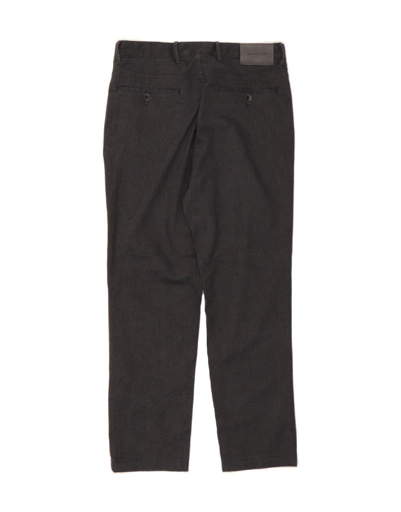 MASSIMO DUTTI Mens Slim Chino Trousers EU 38 Small W30 L27 Grey Polyester Vintage Massimo Dutti and Second-Hand Massimo Dutti from Messina Hembry 