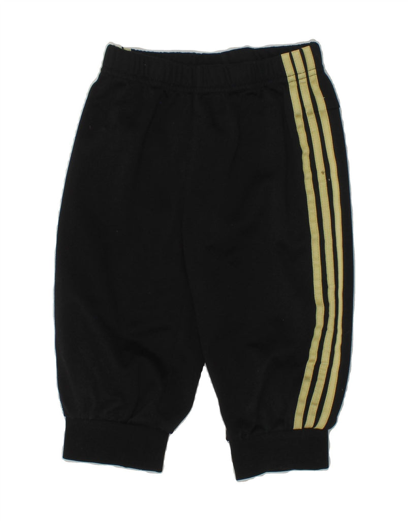 ADIDAS Girls Tracksuit Trousers Joggers 3-4 Years Black Polyester | Vintage Adidas | Thrift | Second-Hand Adidas | Used Clothing | Messina Hembry 