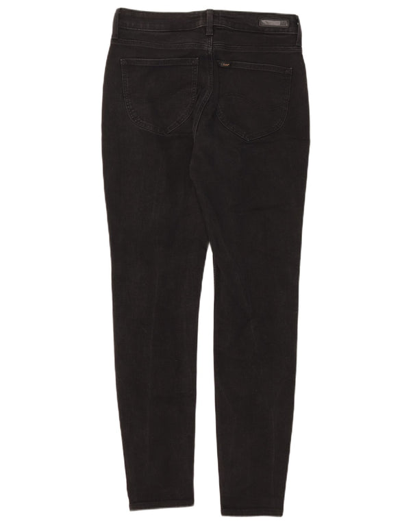 Lee Womens Scarlett High Skinny Jeans W31 L28 Black Cotton