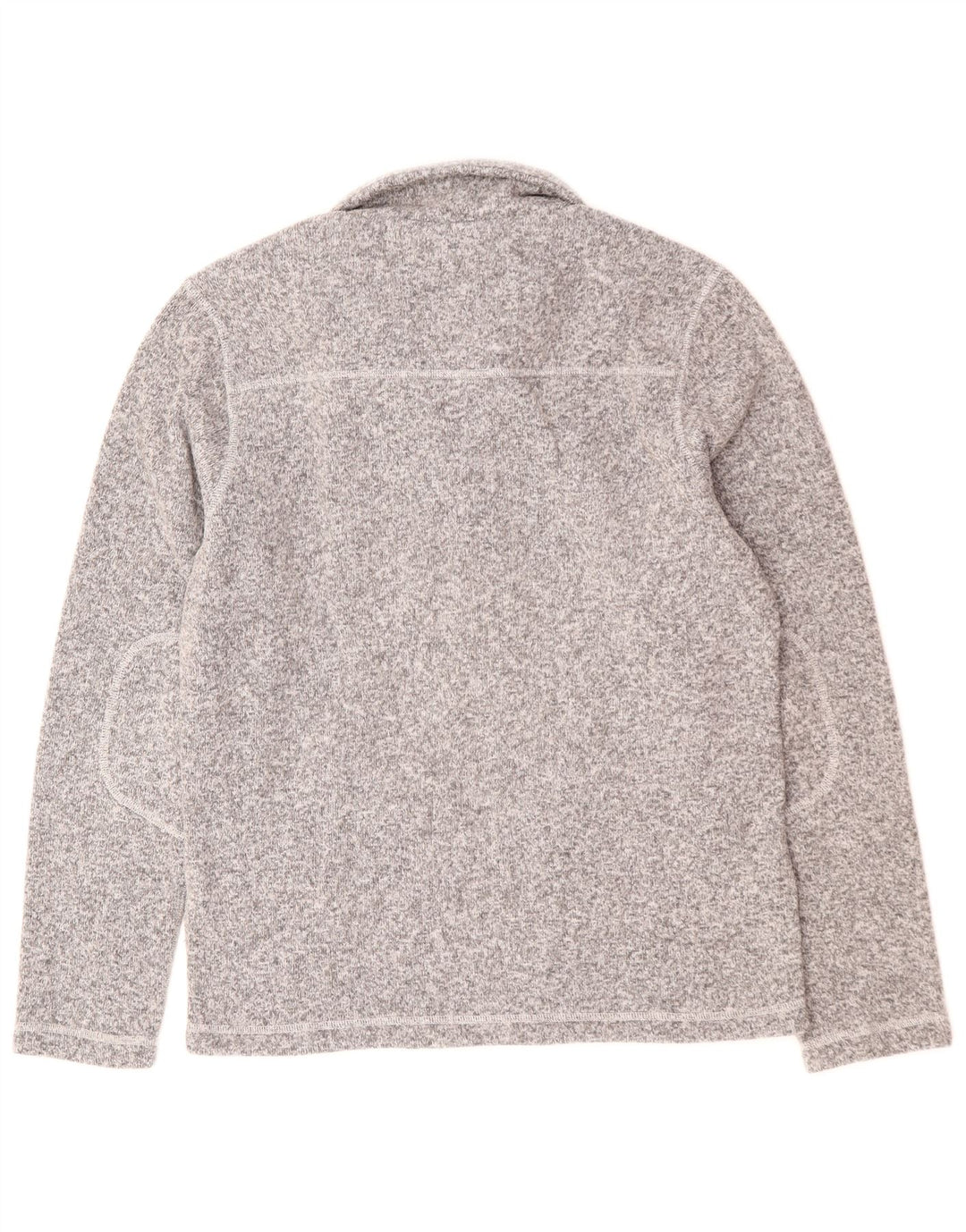 The North Face Mens Tracksuit Top Jacket Small Grey Flecked Polyester