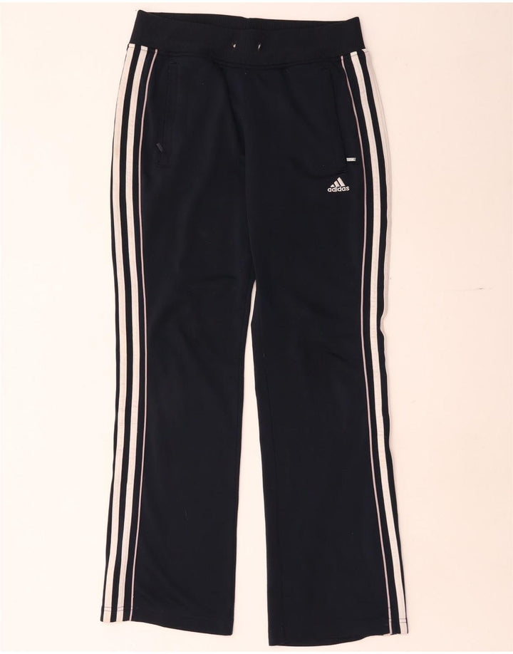 Adidas Womens Tracksuit Trousers UK 10 Small Black Polyester