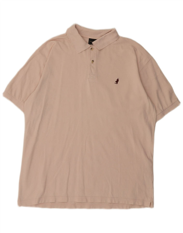 Marlboro Classics Mens Polo Shirt XL Pink Cotton