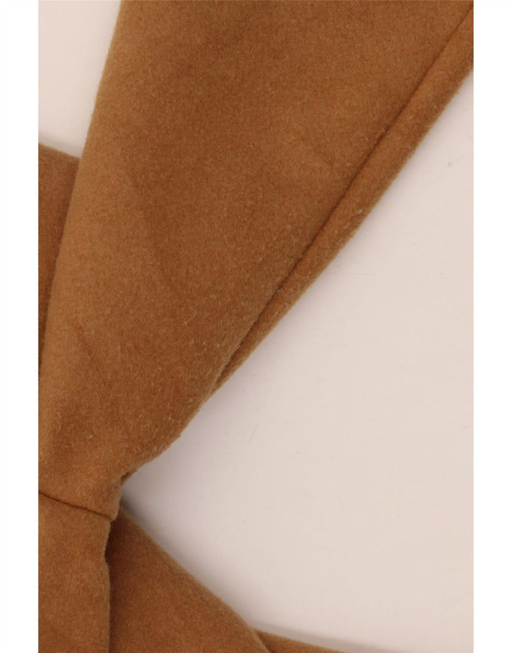 Zara Womens Open Overcoat UK 14 Medium Beige Polyester