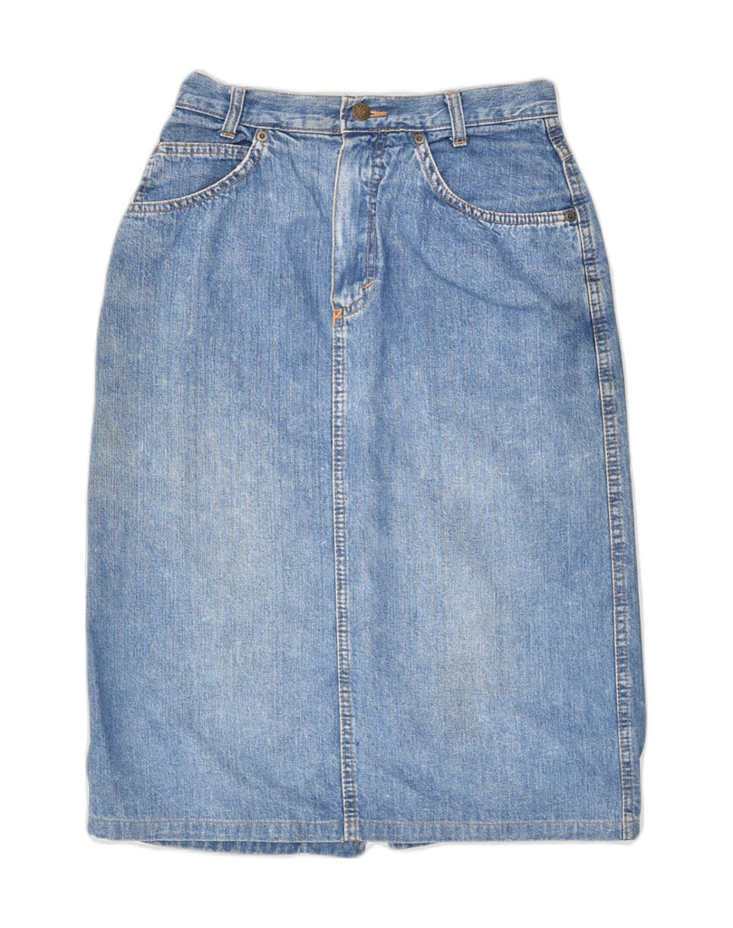 BENETTON Womens Denim Skirt W28 Medium  Blue Cotton | Vintage Benetton | Thrift | Second-Hand Benetton | Used Clothing | Messina Hembry 