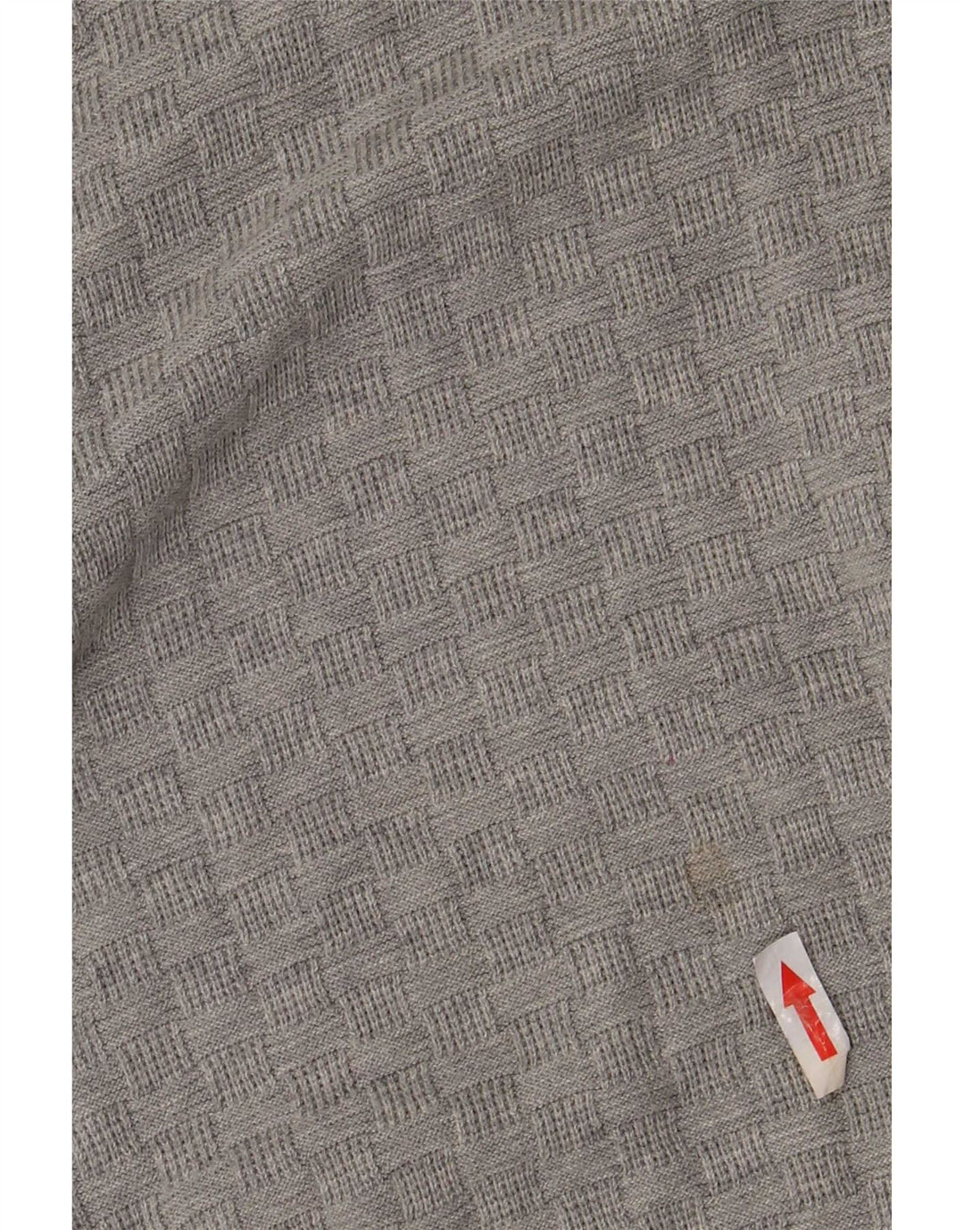 Marks & Spencer Mens Polo Neck Jumper Sweater XL Grey Cotton