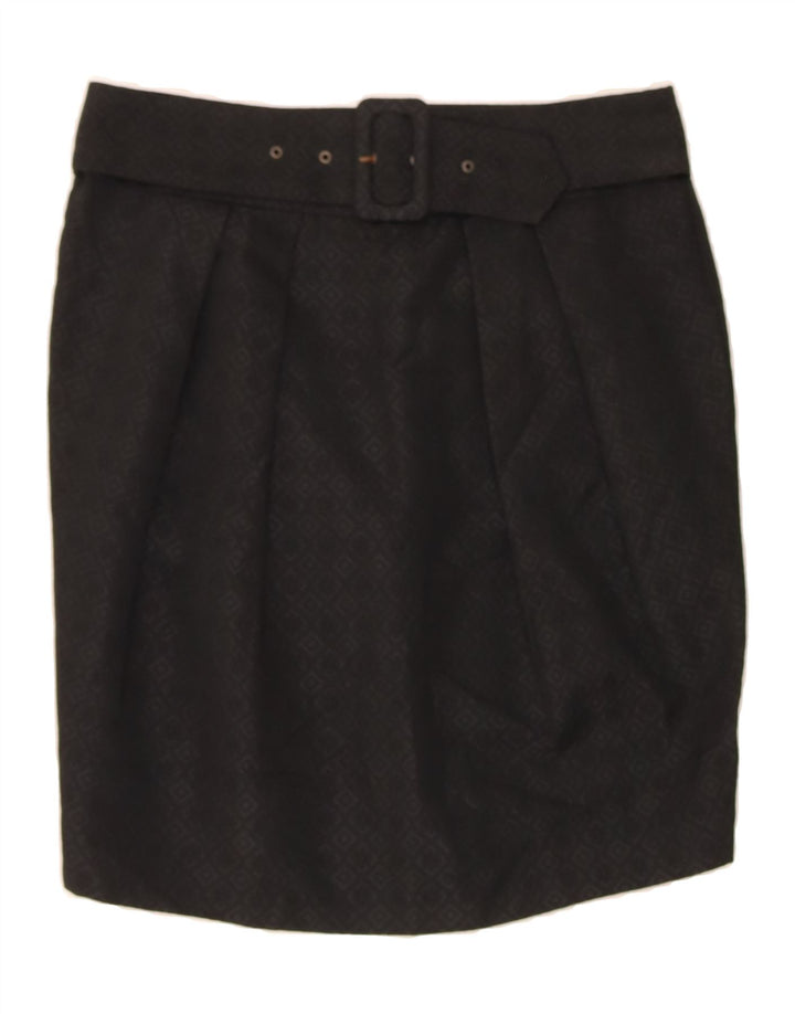BENETTON Womens Pencil Skirt IT 46 Large W32  Black Acrylic Vintage Benetton and Second-Hand Benetton from Messina Hembry 