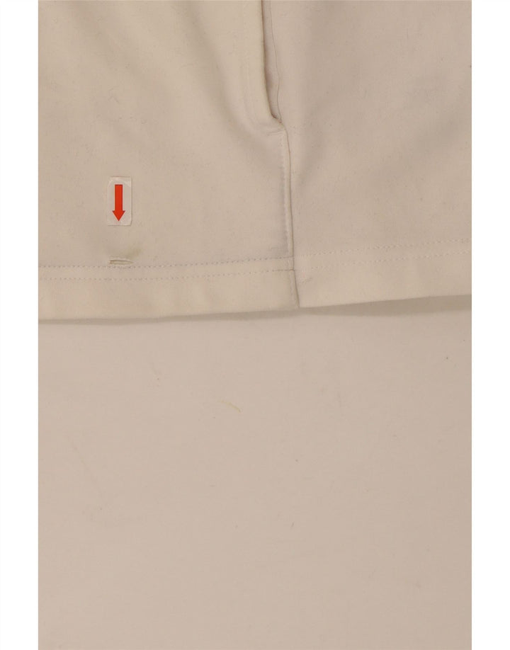 Adidas Womens Tracksuit Top Jacket UK 16 Large White Polyester