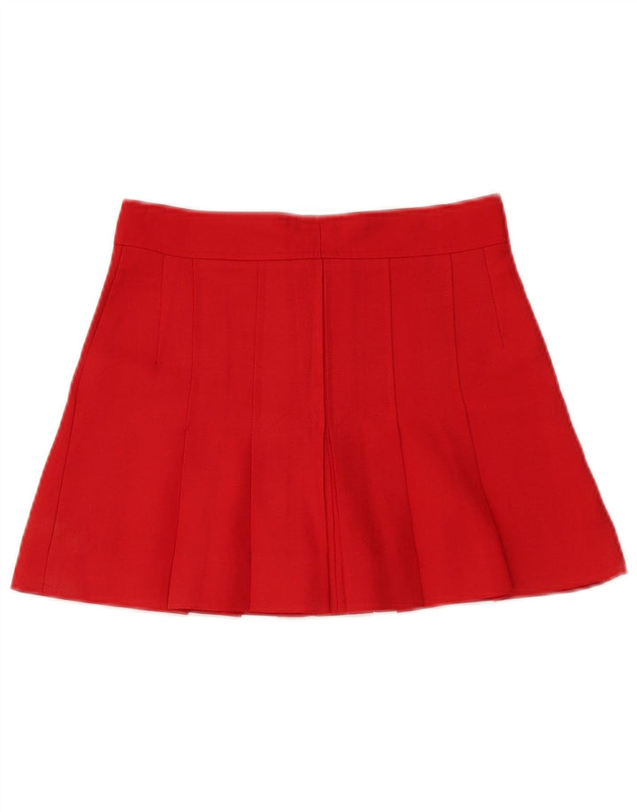 Vintage Womens Mini A-Line Skirt W28 Medium Red
