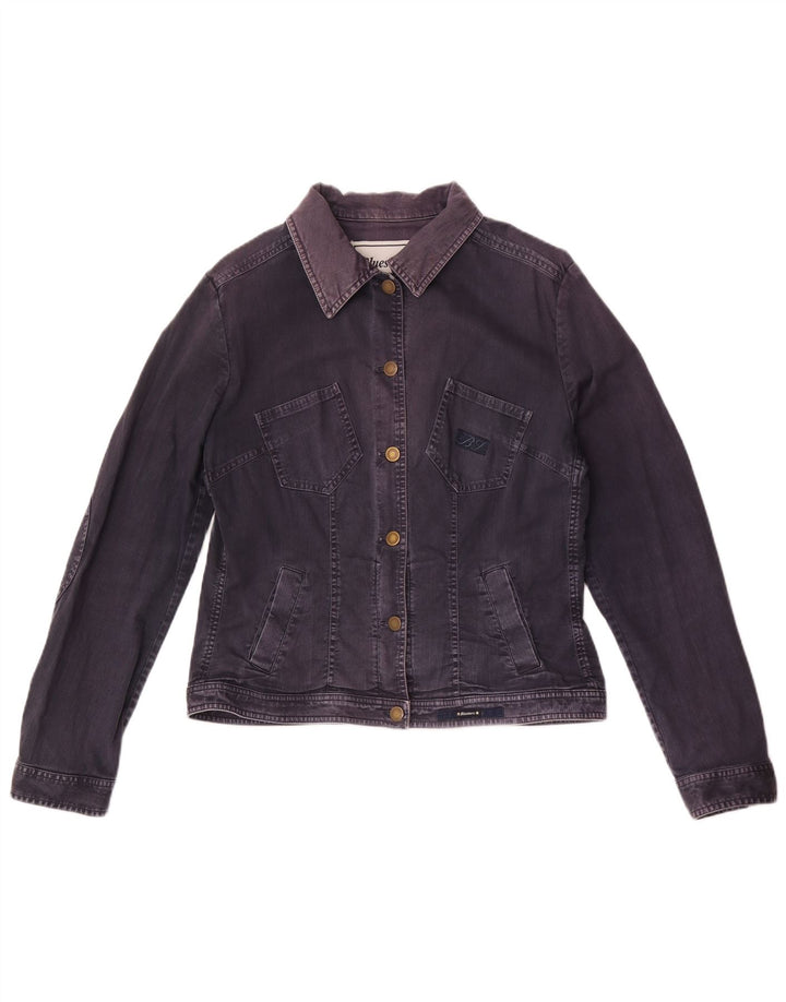 Bluestars Womens Denim Jacket UK 16 Large Navy Blue Cotton
