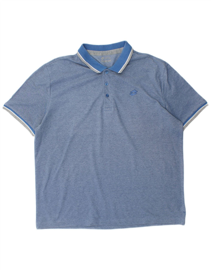 Lotto Mens Life's Polo Shirt 2XL Blue