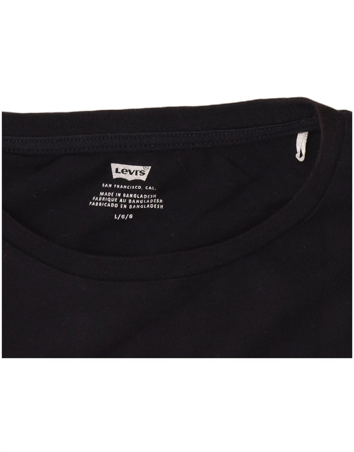 Levi's Mens Graphic T-Shirt Top Large Navy Blue