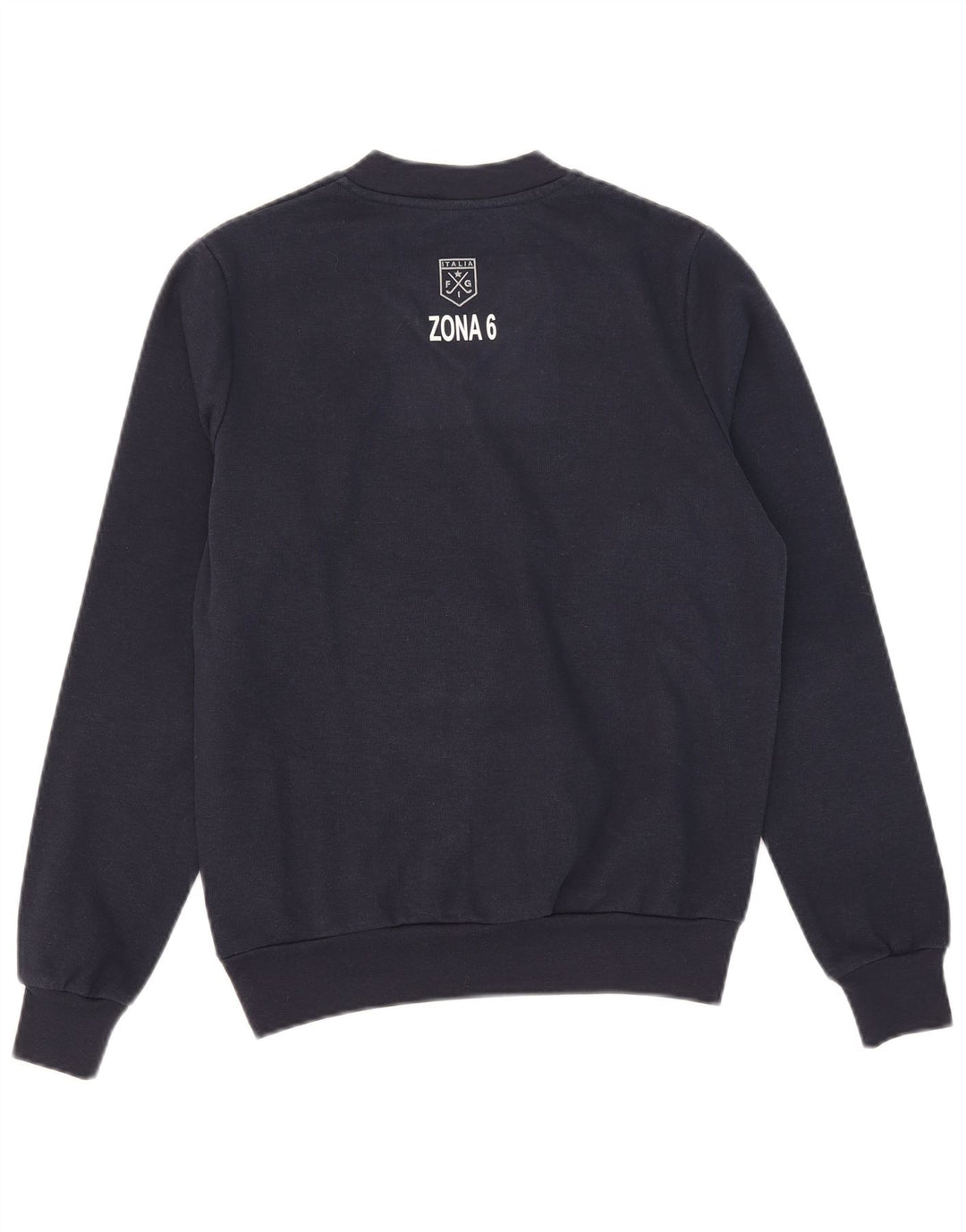 Kappa Mens Graphic Sweatshirt Jumper Small Navy Blue Polyester